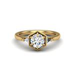 Quinn Three Stone Engagement Ring