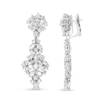 18k-white-gold-9-1/2-cttw-diamond-cluster-drop-dangle-clip-on-earrings-(f-g-color,-vs1-vs2-clarity)